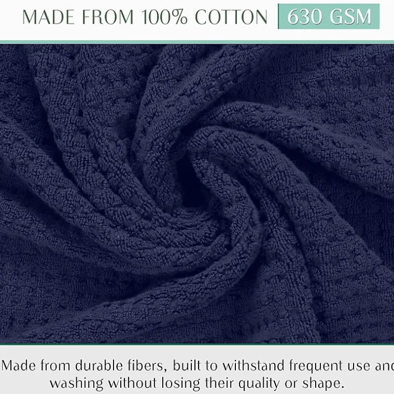 Home Weavers Inc Willow Collection 100% Cotton Zero Twist 12-pc. Quick Dry Washcloth