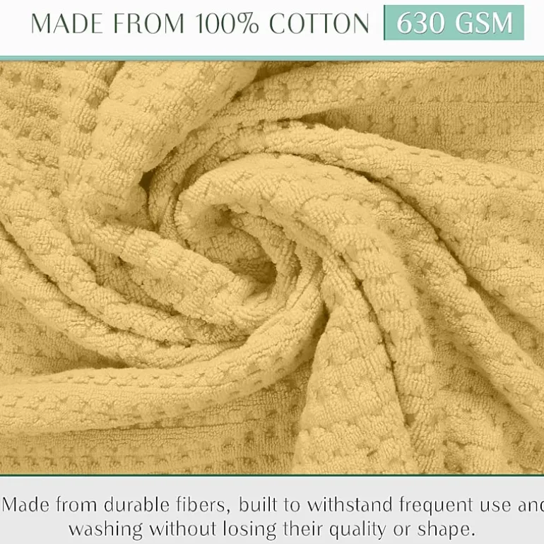 Home Weavers Inc Willow Collection 100% Cotton Zero Twist 12-pc. Quick Dry Washcloth