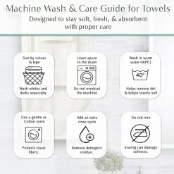 Home Weavers Inc Willow Collection 100% Cotton Zero Twist 12-pc. Quick Dry Washcloth