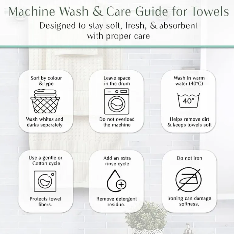 Home Weavers Inc Willow Collection 100% Cotton Zero Twist 12-pc. Quick Dry Washcloth