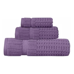 Home Weavers Inc Willow Collection 100% Cotton Zero Twist Super Absorbent 3-pc. Quick Dry Bath Towel Set