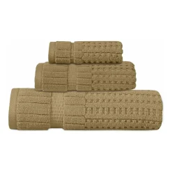 Home Weavers Inc Willow Collection 100% Cotton Zero Twist Super Absorbent 3-pc. Quick Dry Bath Towel Set
