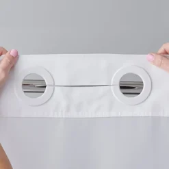 Hookless Waffle Shower Curtain