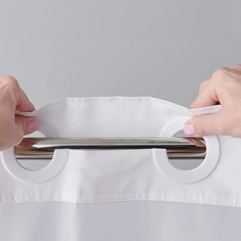 Hookless Waffle Shower Curtain