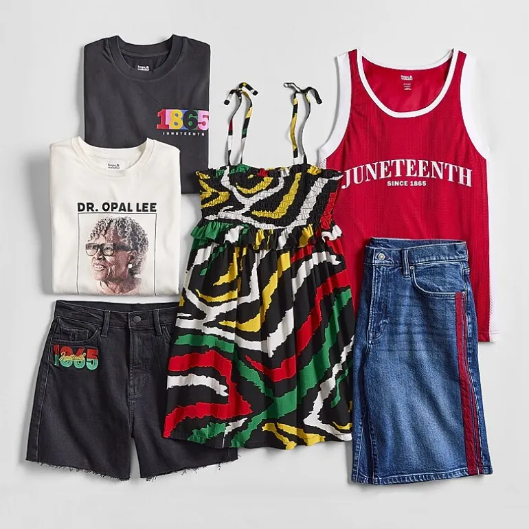 Hope & Wonder Juneteenth Mens Mid Rise Denim Short