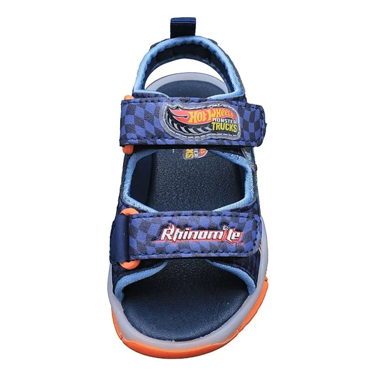 Hot Wheels Boys Hot Wheels Adjustable Strap Footbed Sandals