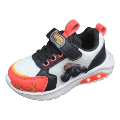 Hot Wheels Monster Trucks Toddler Boys' Light-Up 9 Toddler Boys Hot Wheels Sneakers