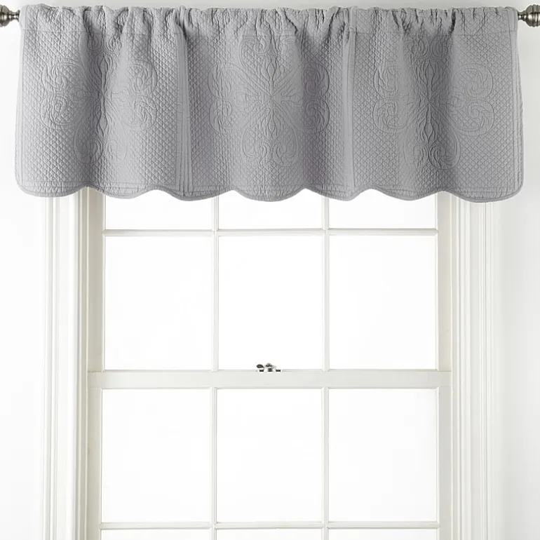 Hudson & Main Audrey Rod Pocket Scallop Valance