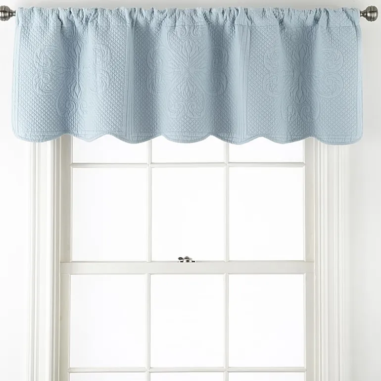 Hudson & Main Audrey Rod Pocket Scallop Valance