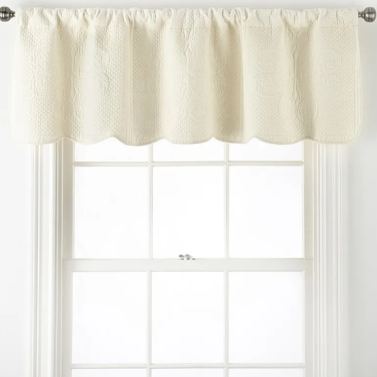 Hudson & Main Audrey Rod Pocket Scallop Valance