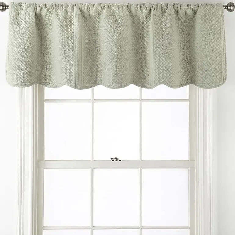 Hudson & Main Audrey Rod Pocket Scallop Valance