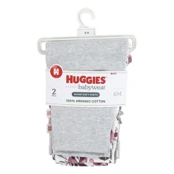 Huggies Baby Girls Straight Regular Fit Pull-On Pant