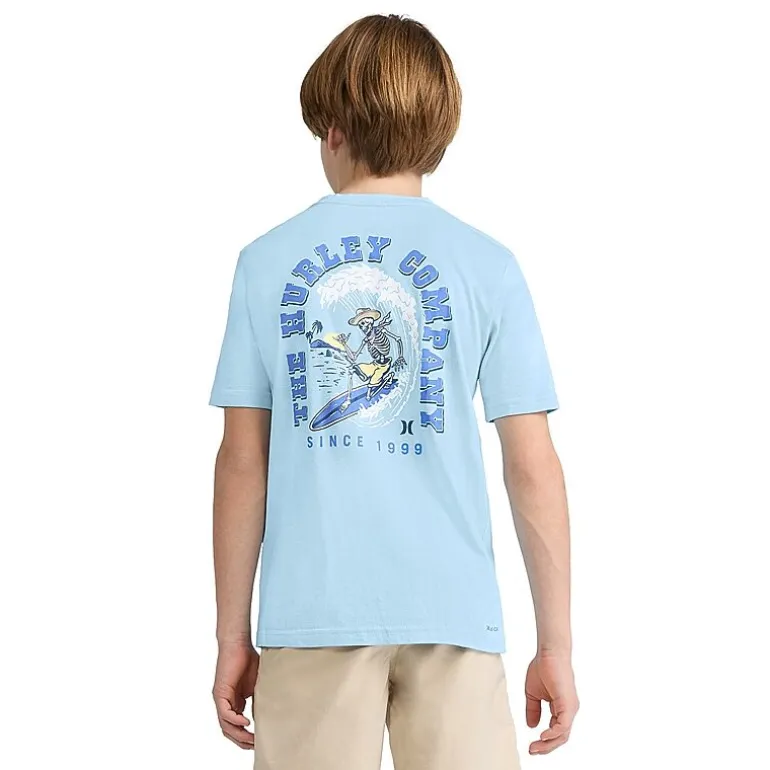 Hurley Big Kid Boys Crew Neck Short Sleeve Regular Fit Graphic T-Shirt