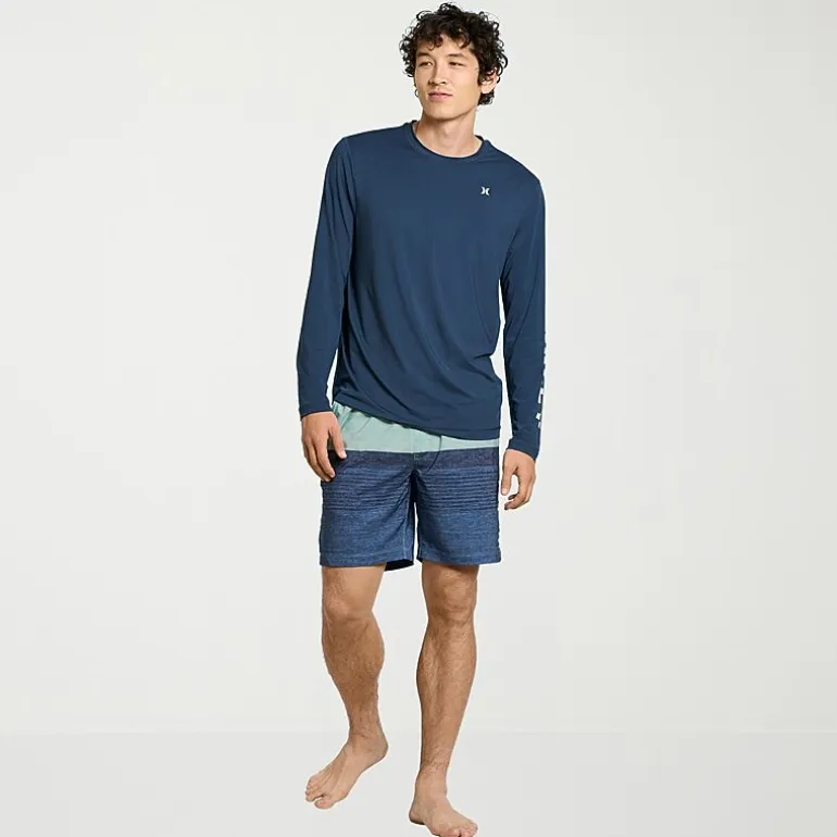 Hurley Mens Long Sleeve Swim Shirt