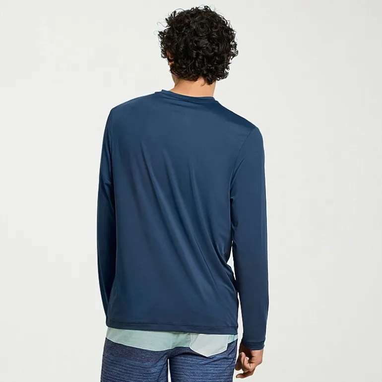 Hurley Mens Long Sleeve Swim Shirt