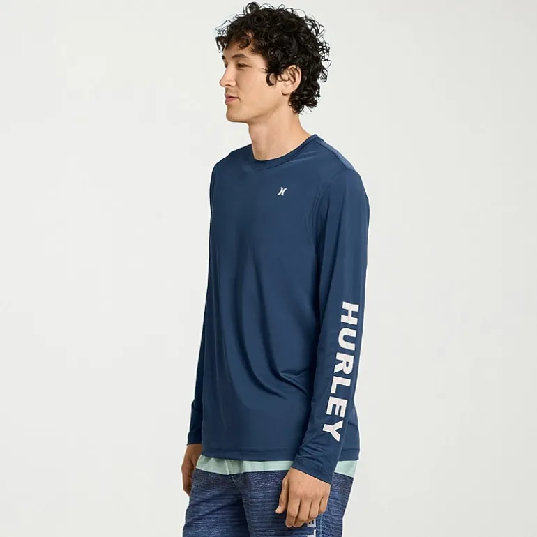 Hurley Mens Long Sleeve Swim Shirt
