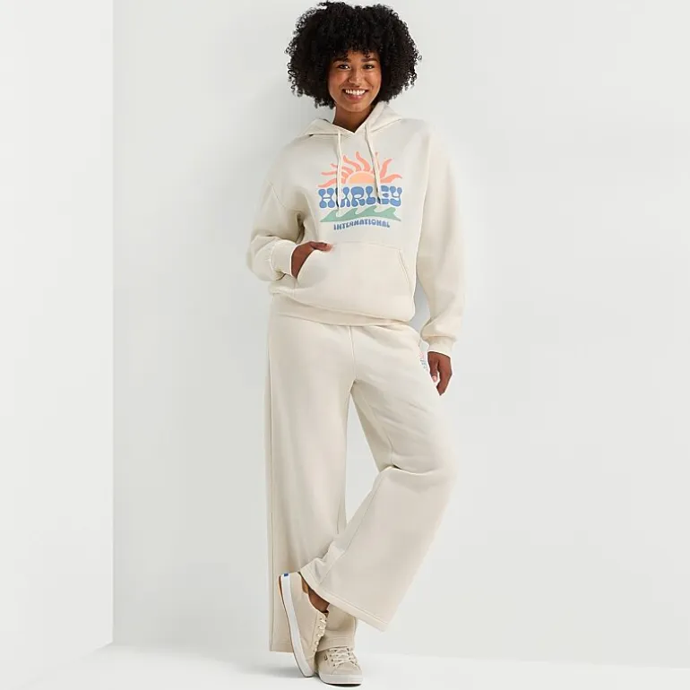 Hurley Womens Juniors Long Sleeve Fleece Hoodie