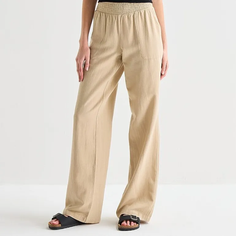 Hurley Womens Juniors Straight Low Rise Pull-On Pant