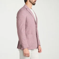 IBIZA AZURE Mens Plaid Slim Fit Sport Coat