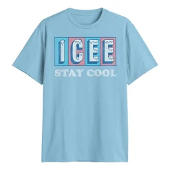 Icee Mens Crew Neck Short Sleeve Regular Fit Graphic T-Shirt
