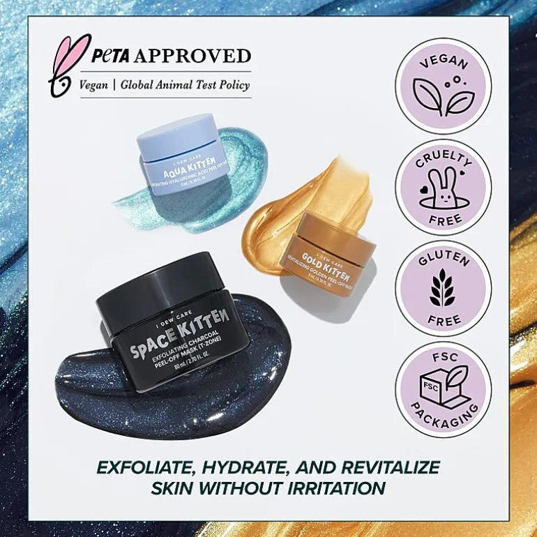 I Dew Care Astro Kitten Peel Off Mask & Headband Set ($40 Value)