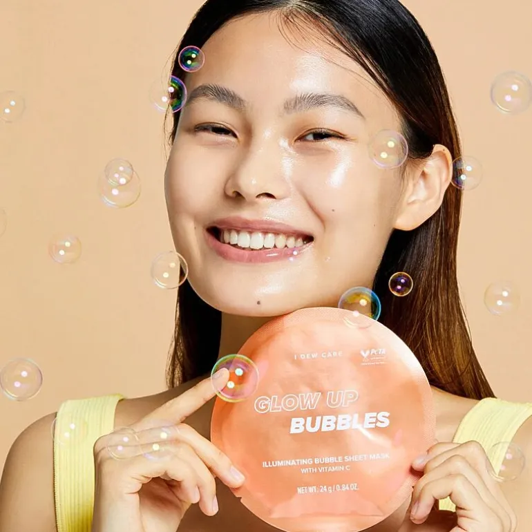 I Dew Care Glow Up Bubbles Brightening Face Mask