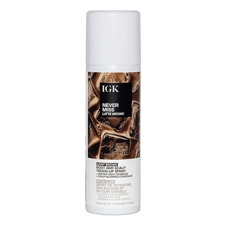 IGK Never Miss Root Spray Hair Color 2 oz.