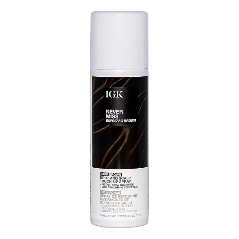 IGK Never Miss Root Spray Hair Color 2 oz.