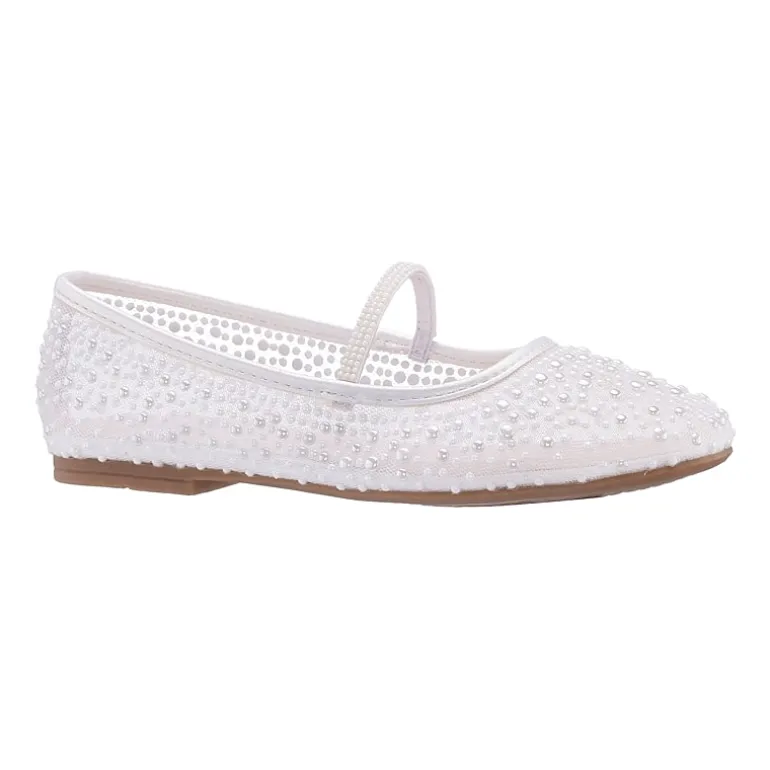I. Miller Chyvone Big Kid Girls Round Closed Toe Ballet Flats