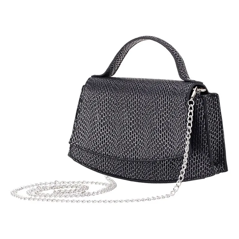 I. Miller Drake Metallic Printed Snake Evening Bag