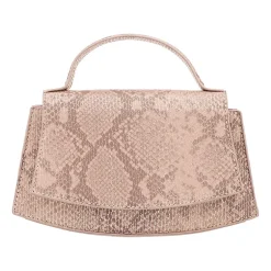 I. Miller Drake Metallic Printed Snake Evening Bag