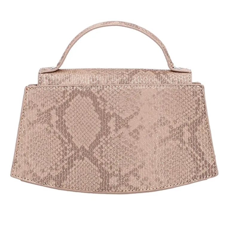 I. Miller Drake Metallic Printed Snake Evening Bag