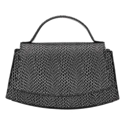 I. Miller Drake Metallic Printed Snake Evening Bag