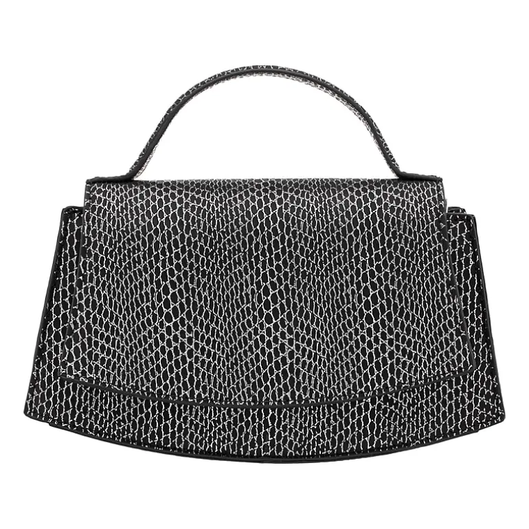 I. Miller Drake Metallic Printed Snake Evening Bag