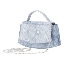 I. Miller Drake Metallic Printed Snake Evening Bag