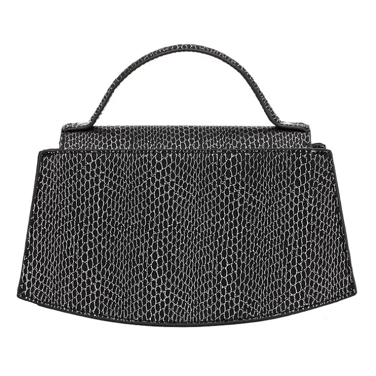 I. Miller Drake Metallic Printed Snake Evening Bag