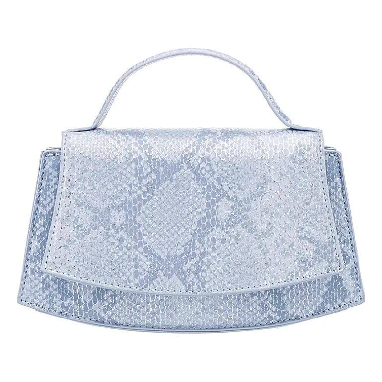 I. Miller Drake Metallic Printed Snake Evening Bag
