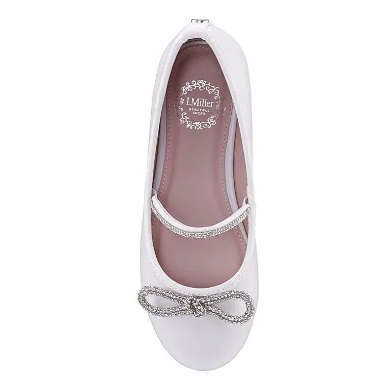 I. Miller Jaritza Little & Big Kid Girls Round Closed Toe Ballet Flats