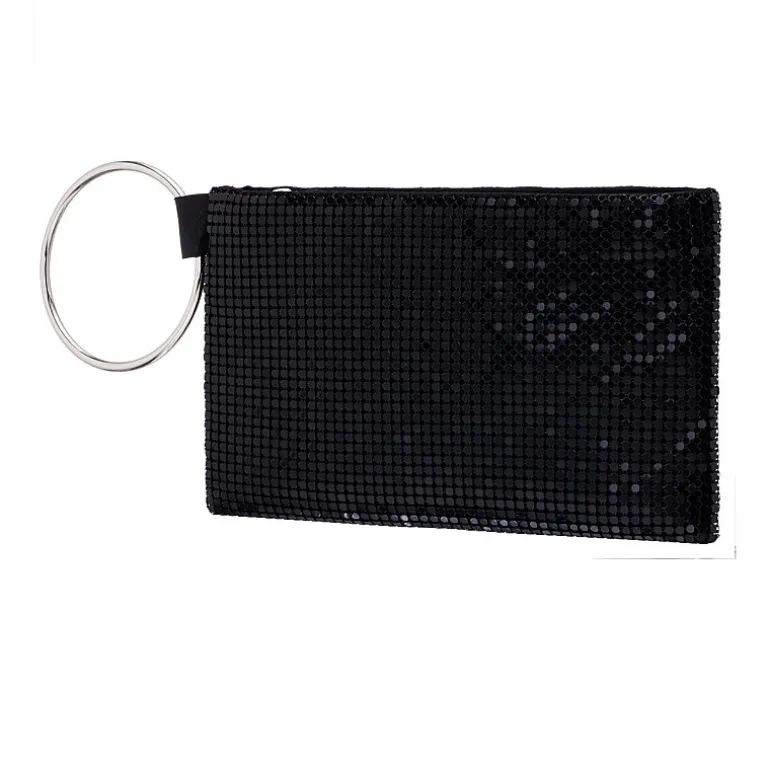 I. Miller Lamarr Mesh Pouch Evening Bag