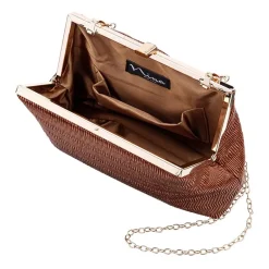 I. Miller Nilly Pleated Frame Evening Bag
