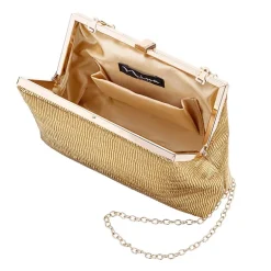 I. Miller Nilly Pleated Frame Evening Bag