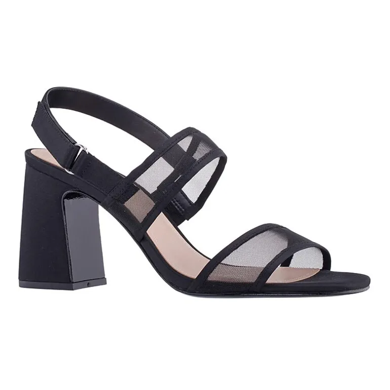 I. Miller Quana Womens Square Open Toe Block Heel Pumps