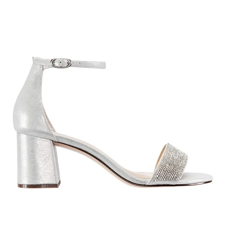 I. Miller Shoes Womens Emely Buckle Open Toe Block Heel Pumps