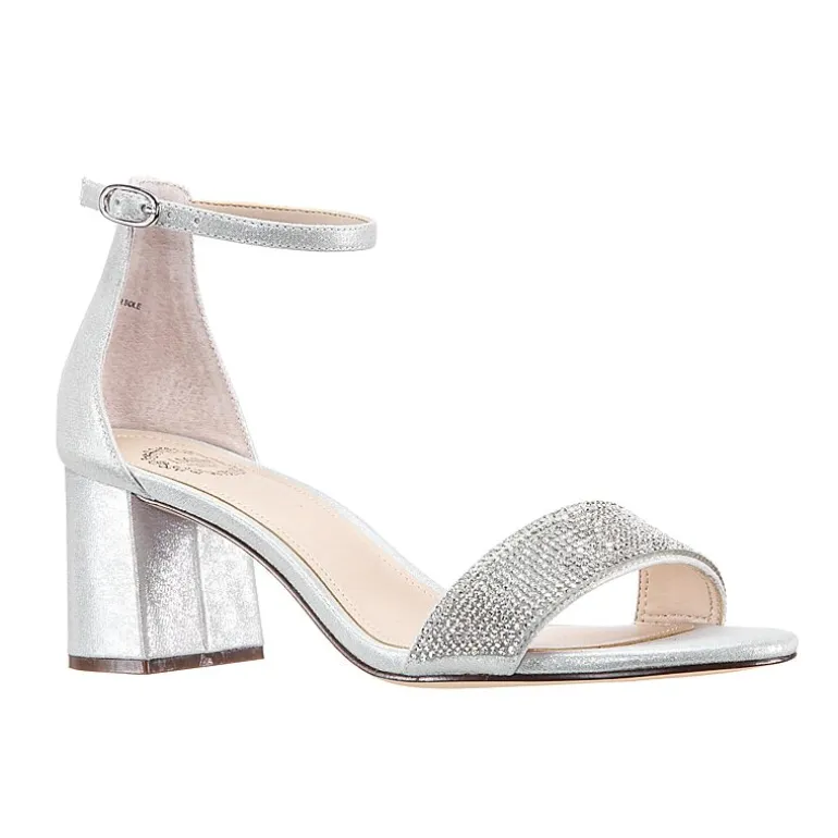 I. Miller Shoes Womens Emely Buckle Open Toe Block Heel Pumps
