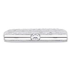 I. Miller Villie Crystal Pattern Minaudiere Evening Bag