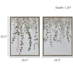 INK+IVY Botanical Waterfall 2-pc. Wall Art Set
