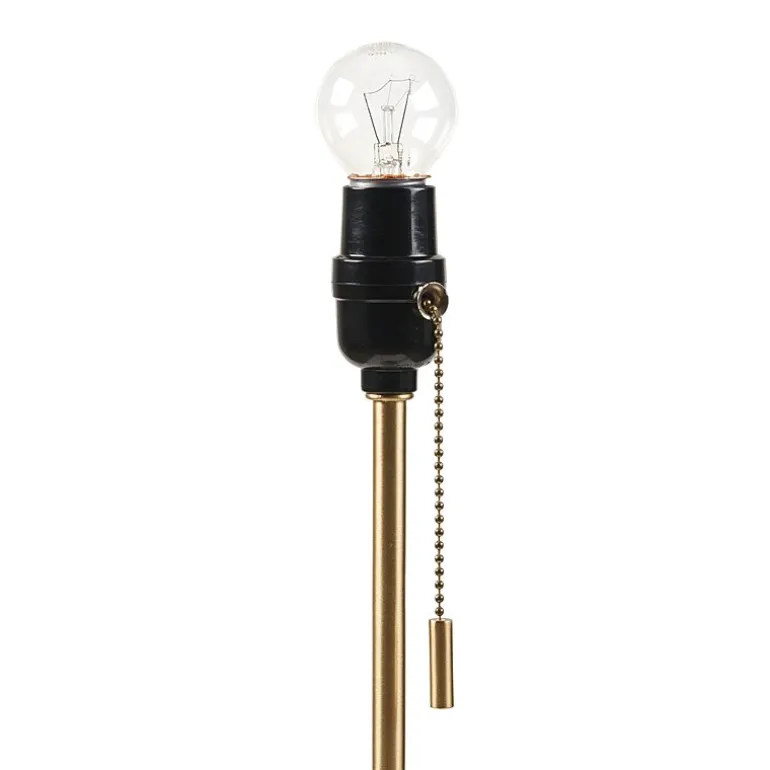 INK+IVY Bromley Two Tone Pull-Chain Metal Table Lamp