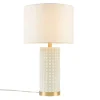 INK+IVY Grace Textured Dot Glass Table Lamp