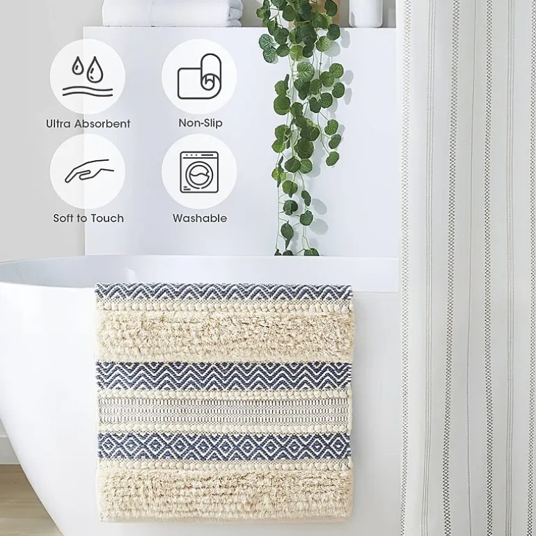 INK+IVY Imani Bath Rug