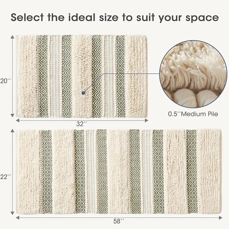 INK+IVY Imani Bath Rug